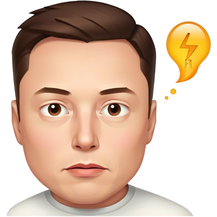 Musk thinking emoji