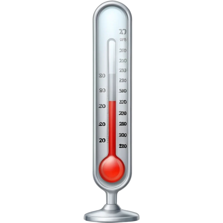 Medical Thermometer for measuring people's temperature  emoji