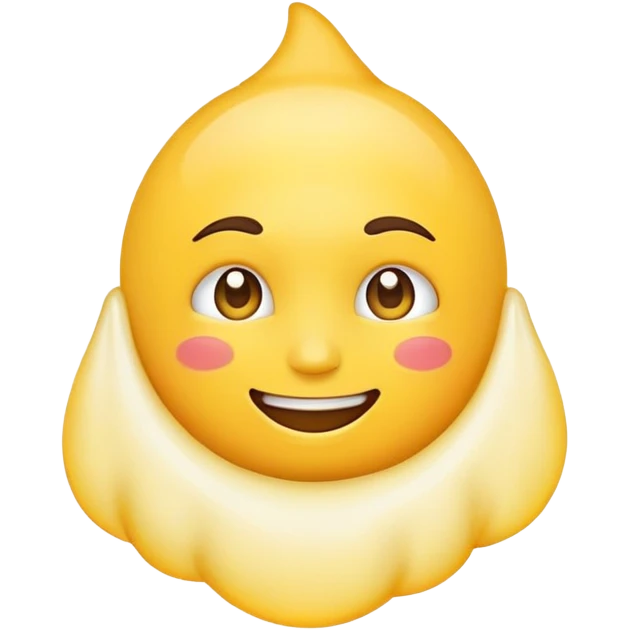 Hot emoji with white sweat emoji