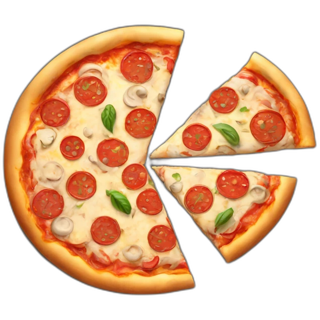 Argentinian pizza and beer emoji
