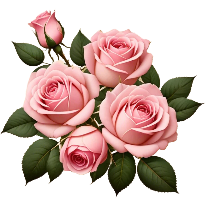 Aesthetic flat lay of blush pink roses on aged parchment, golden calligraphy details. emoji