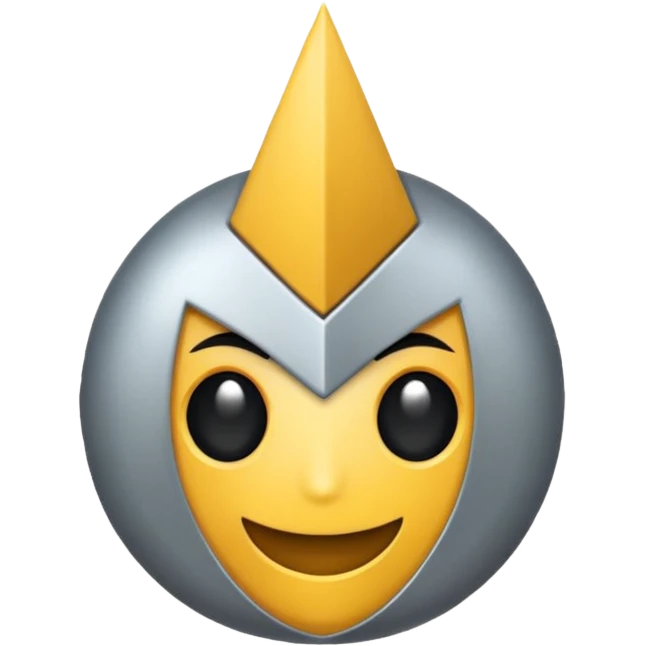 En lang tynn metall-spiker emoji
