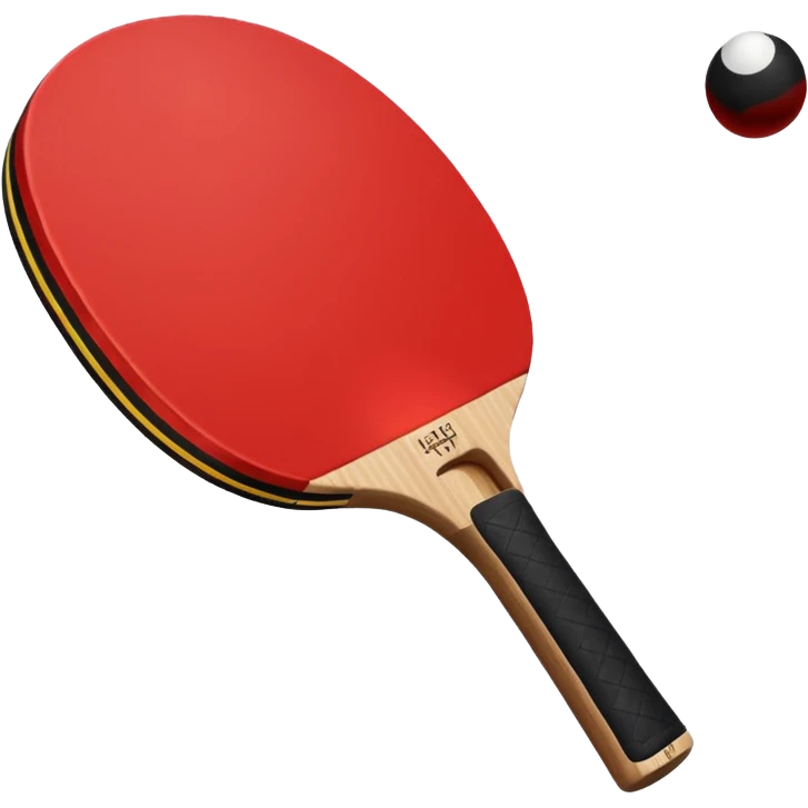 Table tennis bat emoji
