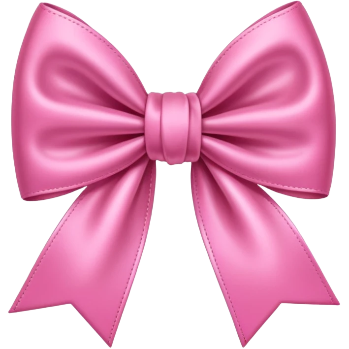 A cute pink bow emoji emoji