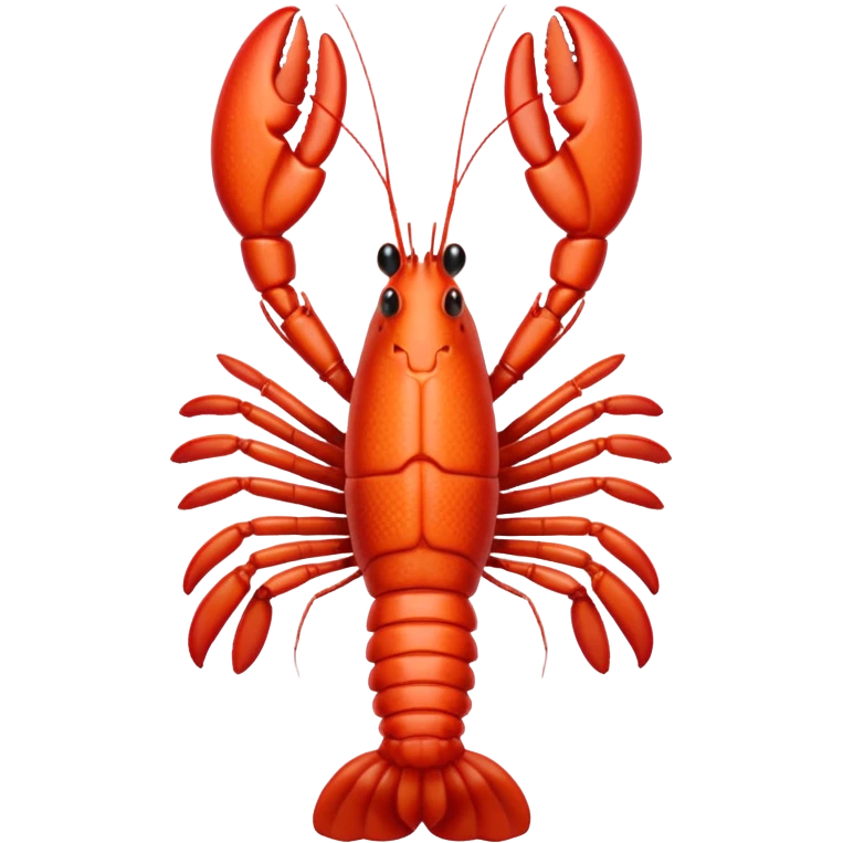 White lobster  emoji