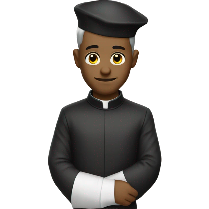 Sneaky priest  emoji
