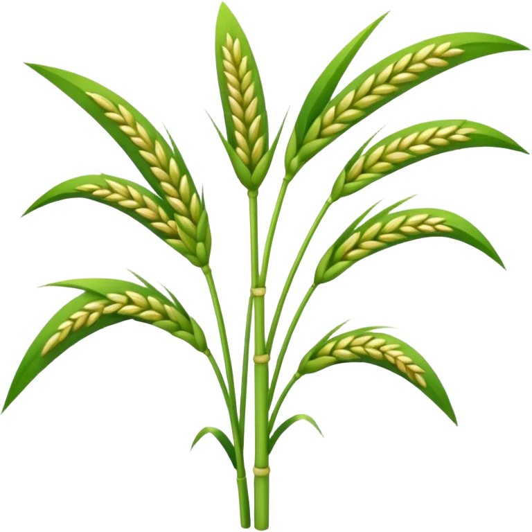 Rice stalk emoji