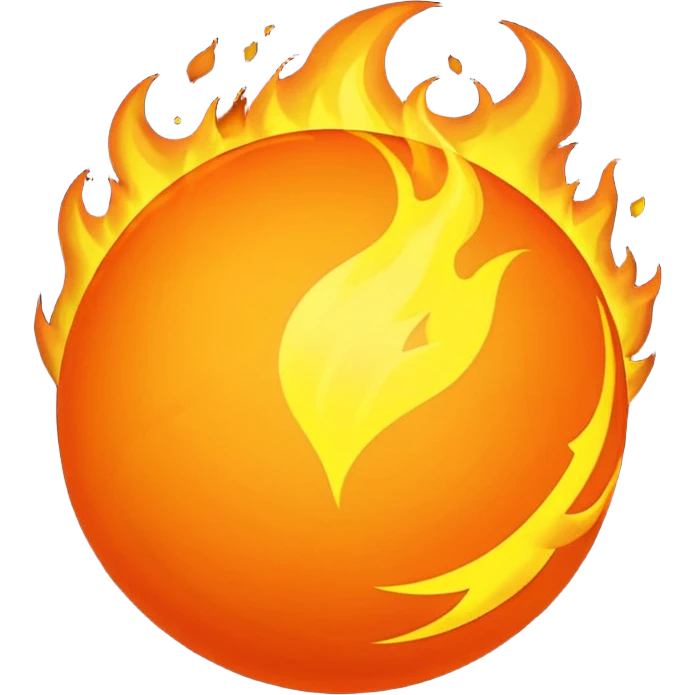fireballs no face emoji