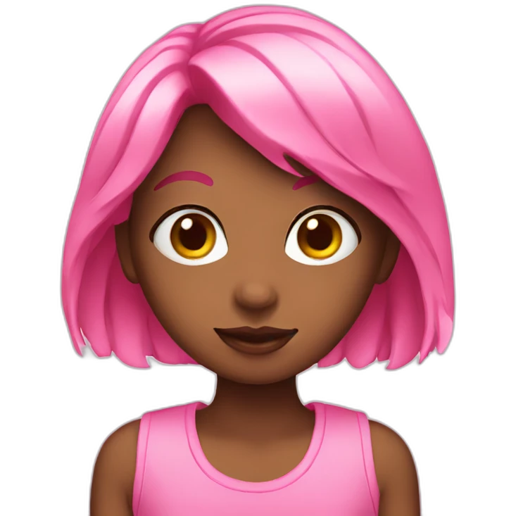 pink girl emoji