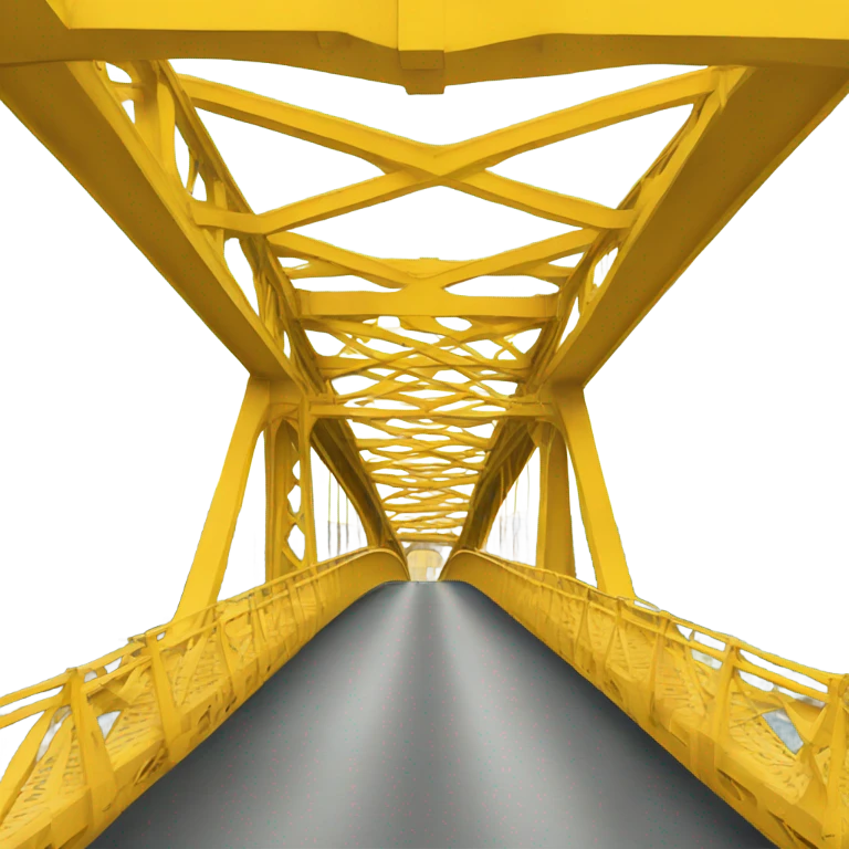 Pittsburgh yellow bridge emoji