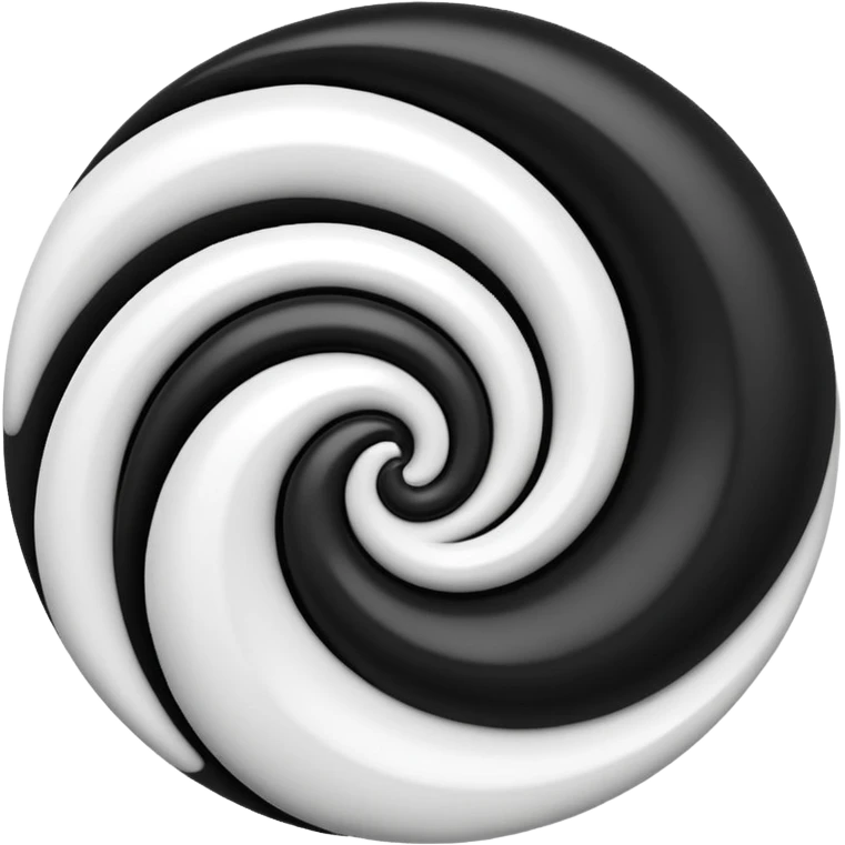 Black and white mix emoji