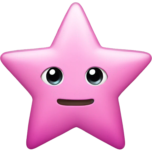 pink star emoji