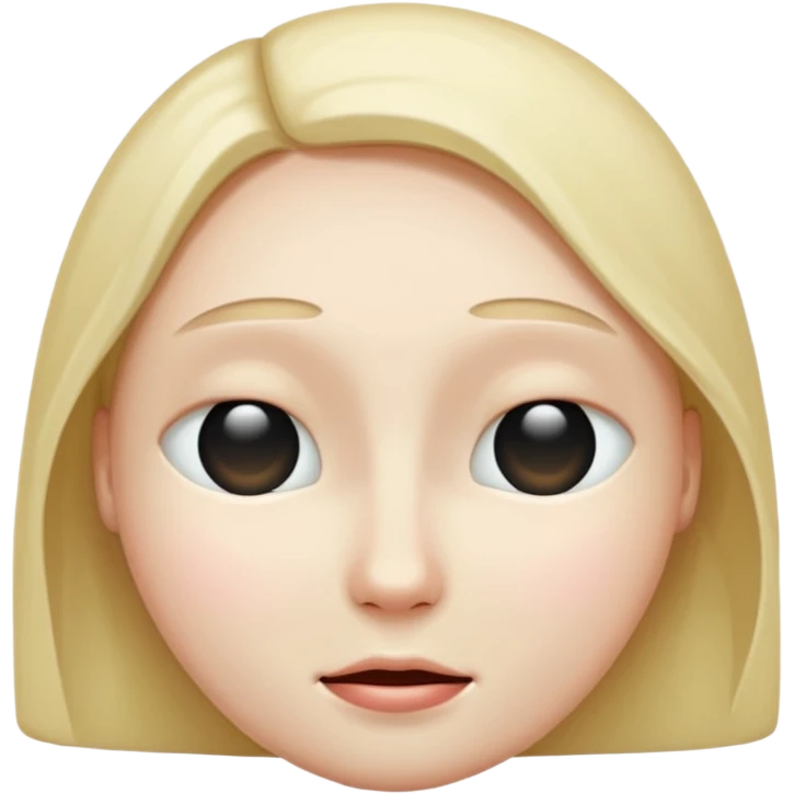 Face with no eyes emoji