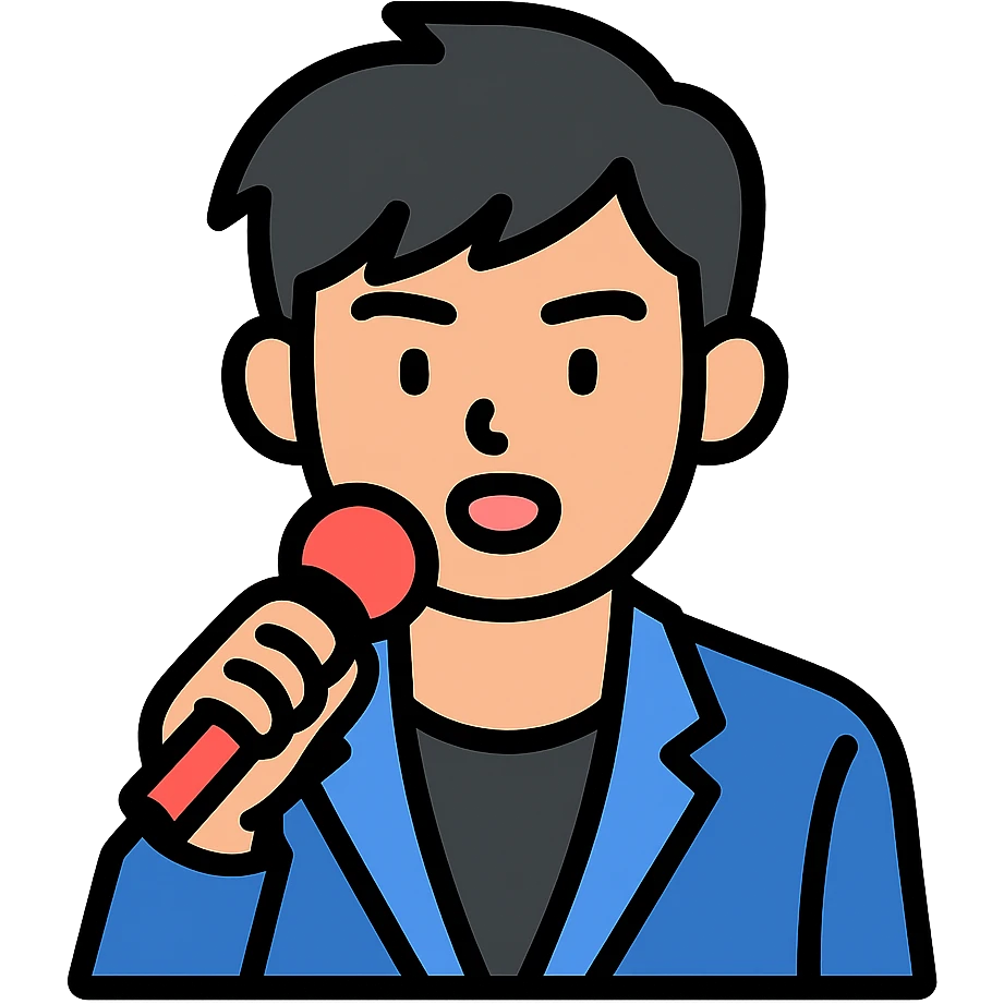 Jay Chou singing emoji