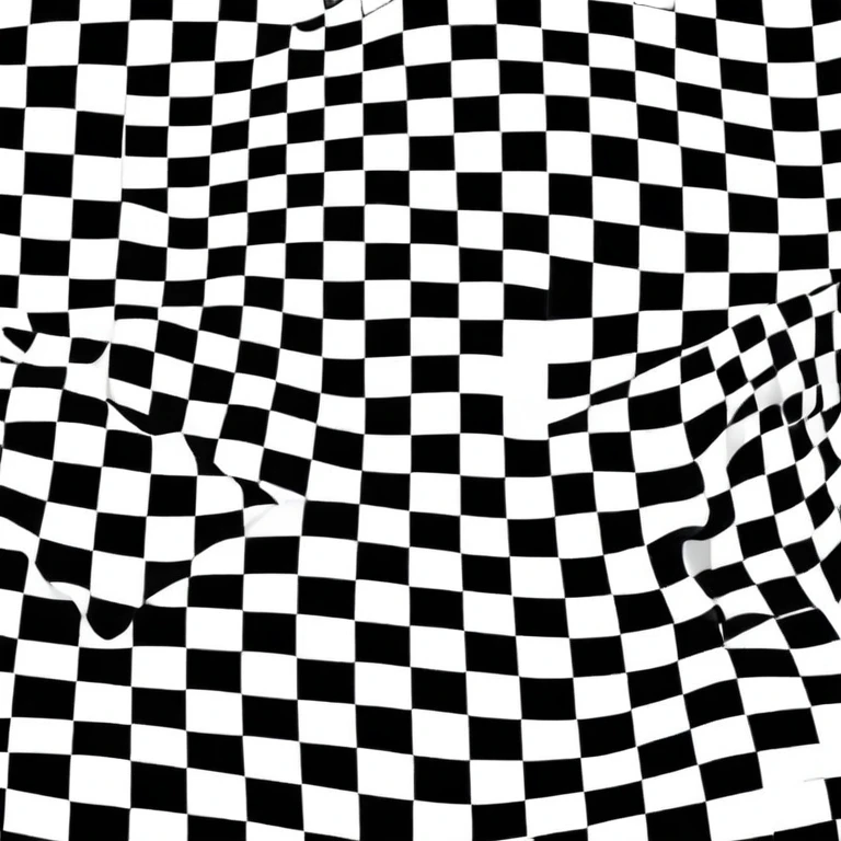 pure 8x8 checkerboard pattern with alternating black and white squares only, absolutely nothing else emoji