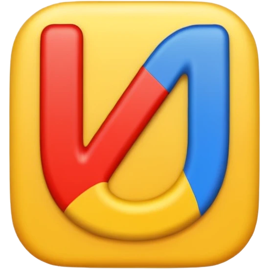 the word BLOG in bright primary colors, traditional emoji style, bold rounded letters emoji