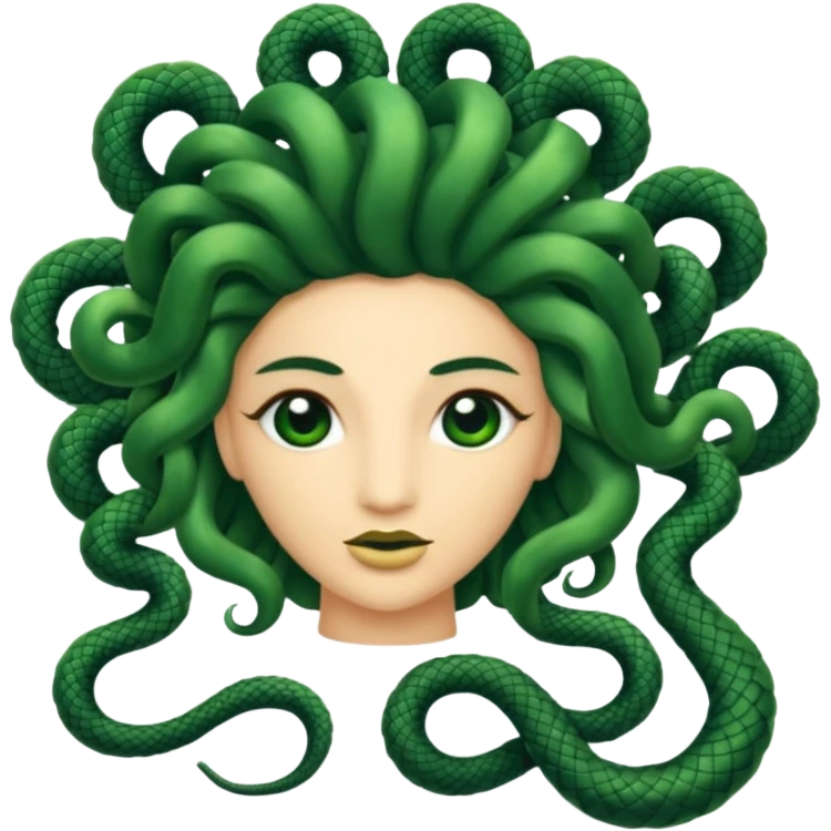 medusa hair emoji