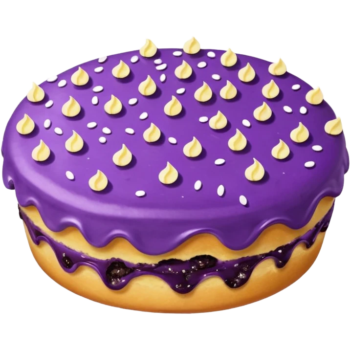 Purple pastry emoji