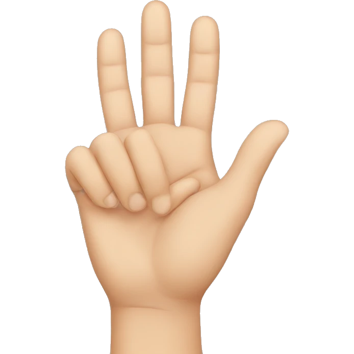 Turkish Nah hand gesture emoji