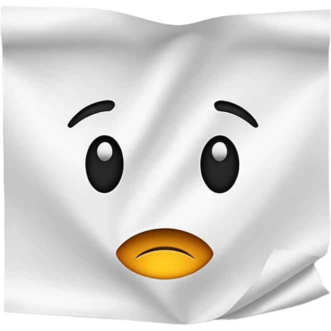 following directions paper with text emoji