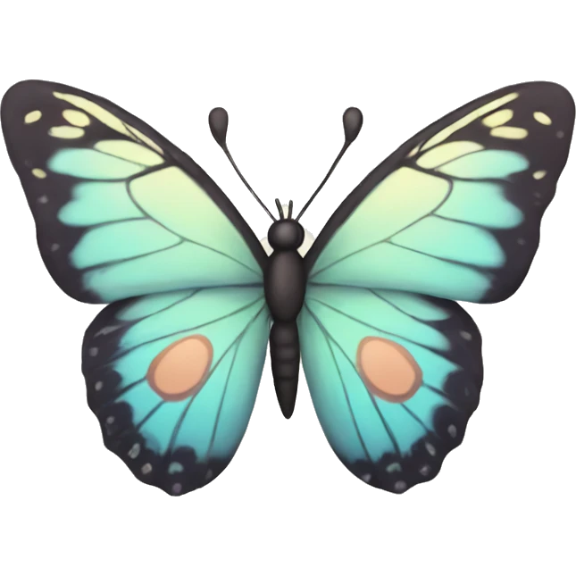 butterfly soft color emoji
