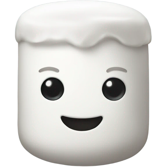 White marshmellow emoji