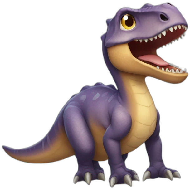 Dinosaur grateful   emoji