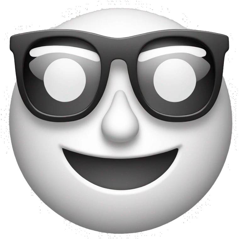 smiling face emoticon with enrico ruggeri white sunglasses emoji