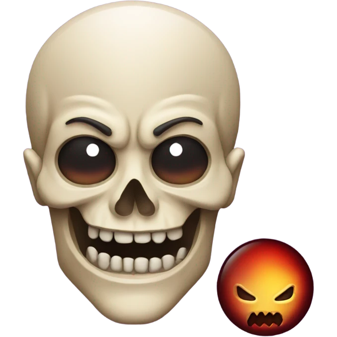 💀=😈 emoji