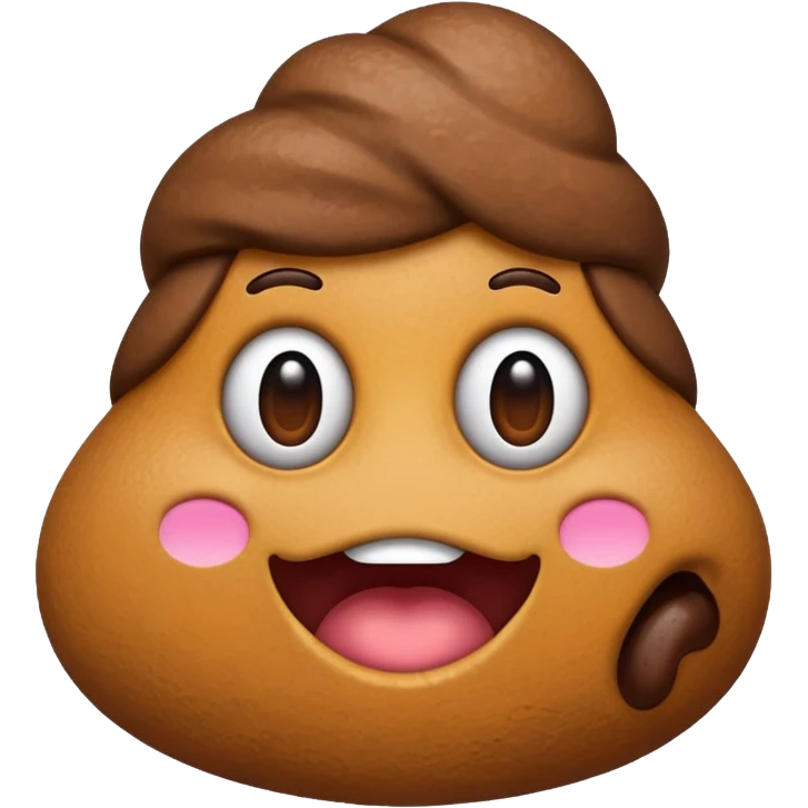 Poop emoji with 👓  emoji