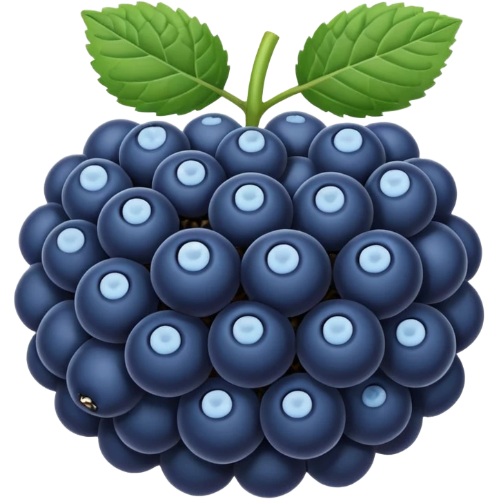 blue blackberry emoji