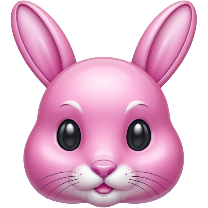 crystal bunny pink emoji