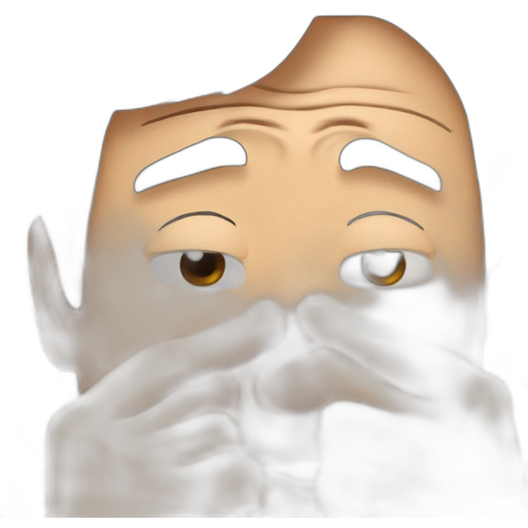 Jackie Chan rubbing his nose emoji