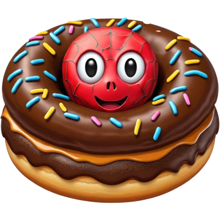 Spider Donut emoji