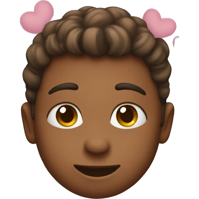 Love with hearts emoji