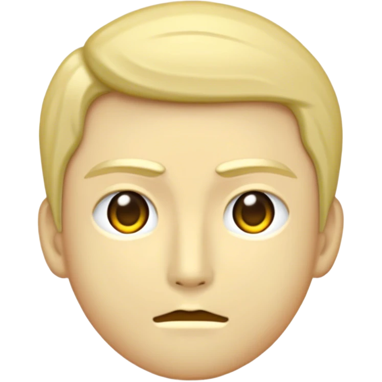 一个男人，棕色皮肤，黑色卷毛加一点白金色挑染 emoji