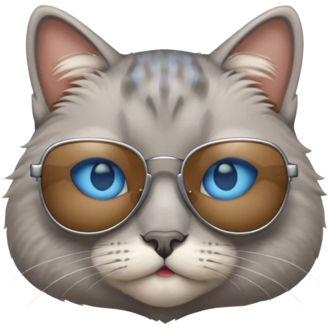 Cat wearing sunglasses emoji