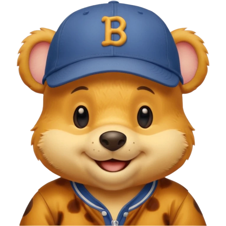 Pooh with cap  emoji
