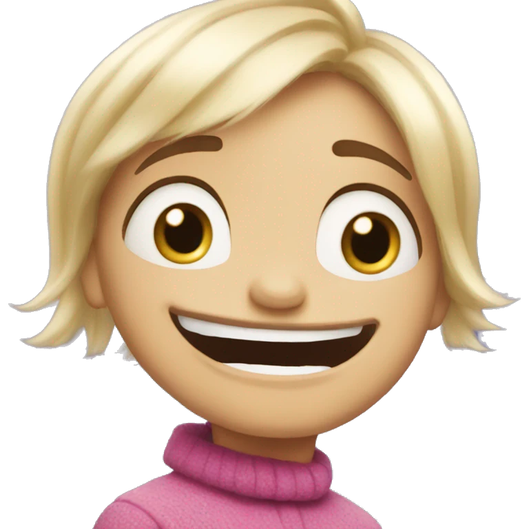 Make the character Joy of inside out emoji