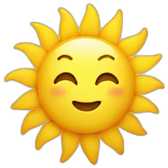 SUNSHINE emoji