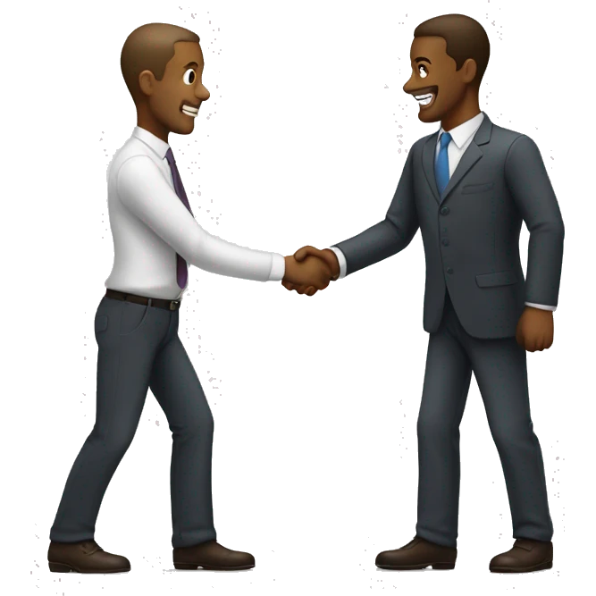 dealtwo business man shaking hands emoji