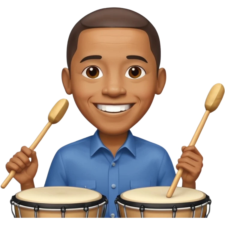 Obama drummer emoji