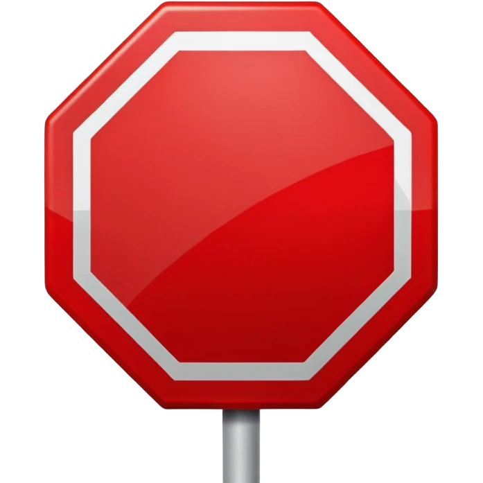 stop symbol emoji