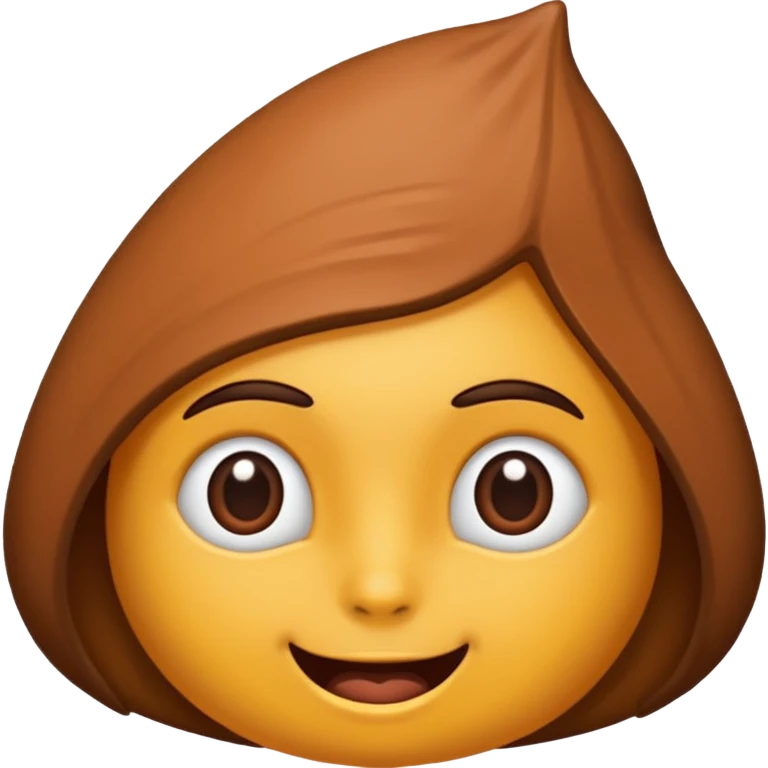 uma madeira com cara de emoji