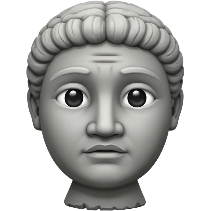 ancient stone statue emoji