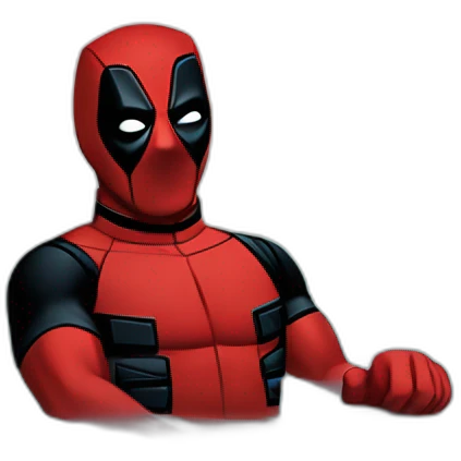 Deadpool's in jacuzzi emoji