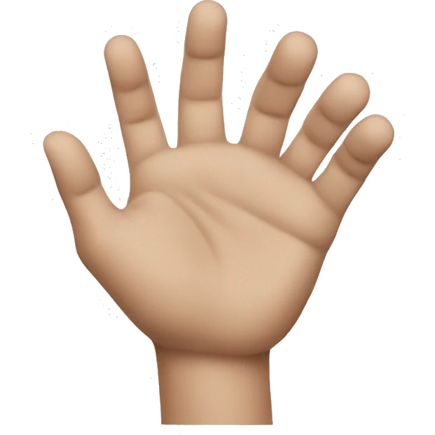 Hand emoji