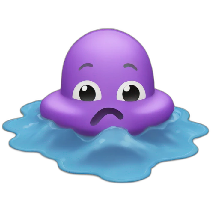 Toy puddle emoji
