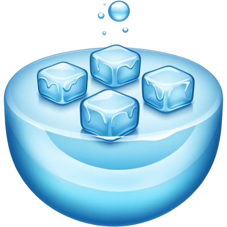 circle ice cube emoji