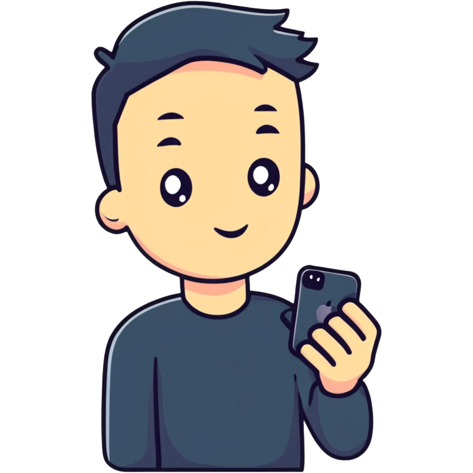 person thinking with iPhone emoji
